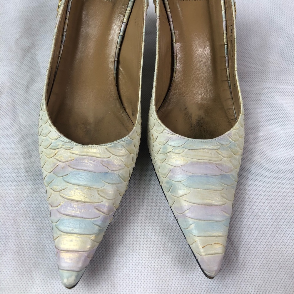 Stuart Weitzman pastel pointed toe sling back 6.5